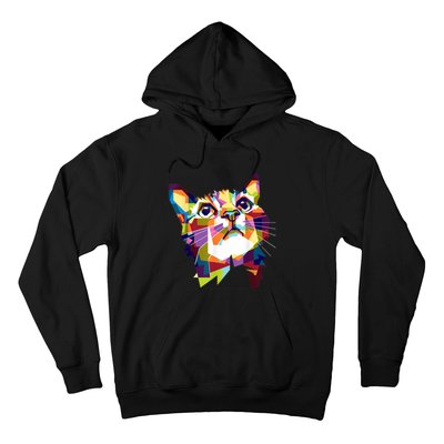 Colorful Cat For Cat Lovers Perfect Gift For S Hoodie