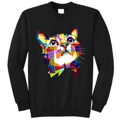 Colorful Cat For Cat Lovers Perfect Gift For S Sweatshirt