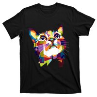 Colorful Cat For Cat Lovers Perfect Gift For S T-Shirt