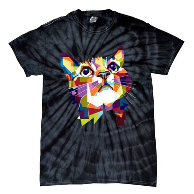 Colorful Cat For Cat Lovers Perfect Gift For S Tie-Dye T-Shirt