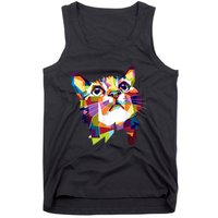 Colorful Cat For Cat Lovers Perfect Gift For S Tank Top