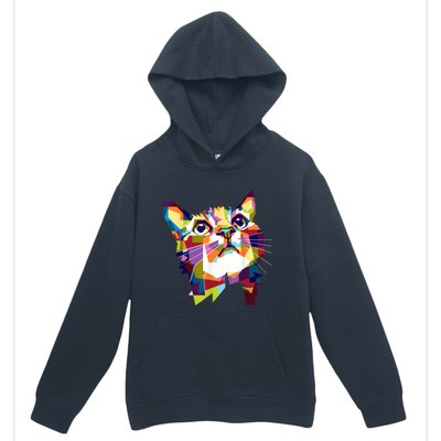 Colorful Cat For Cat Lovers Perfect Gift For S Urban Pullover Hoodie