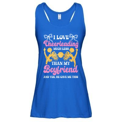 Cheer Cheerleading Friend I Love Cheerleading Much Less Gift Ladies Essential Flowy Tank