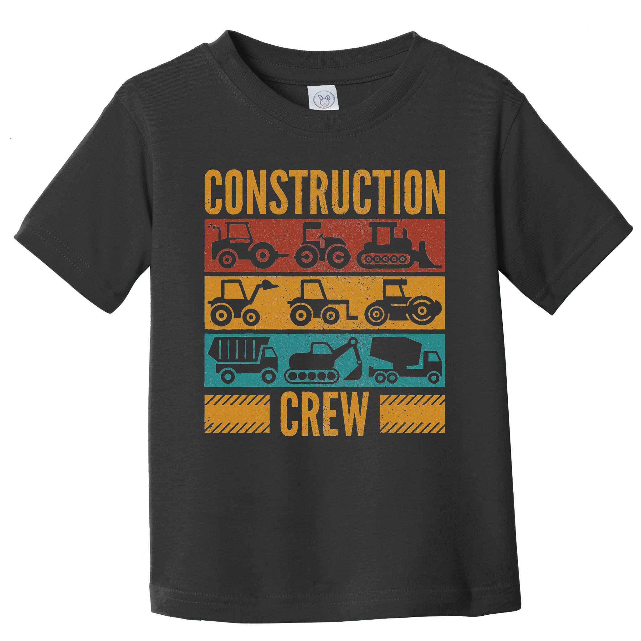 Construction Crew Funny Construction Worker Costume Birthday Toddler T-Shirt