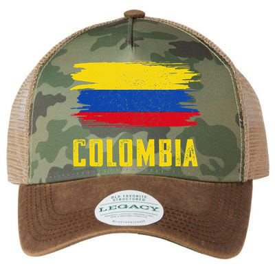 Colombia Columbian Flag Colombia Legacy Tie Dye Trucker Hat