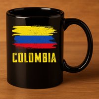 Colombia Columbian Flag Colombia 11oz C Handle Ceramic Mug