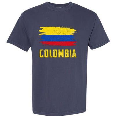 Colombia Columbian Flag Colombia Garment-Dyed Heavyweight T-Shirt