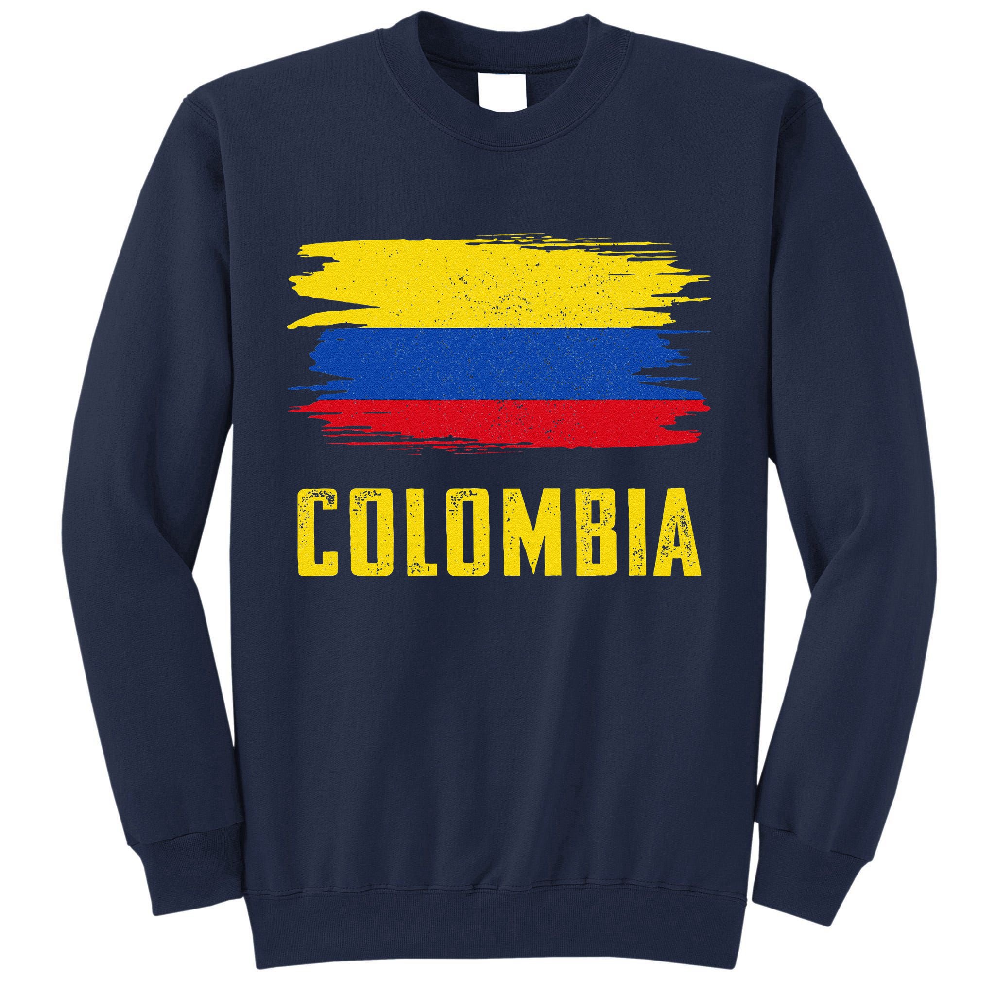 Colombia Columbian Flag Colombia Tall Sweatshirt