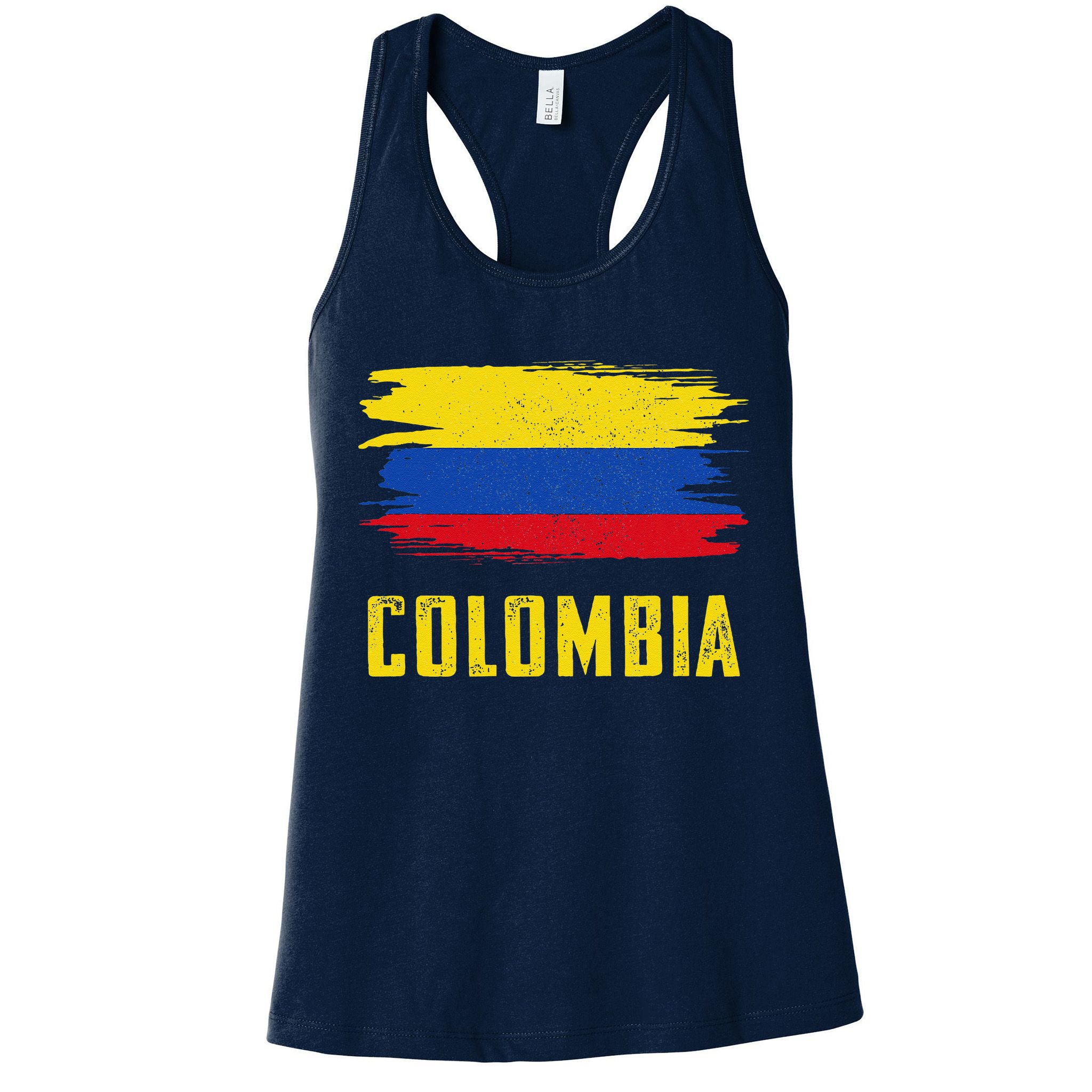 Colombia Columbian Flag Colombia Womens Tank Top