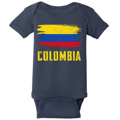 Colombia Columbian Flag Colombia Baby Bodysuit