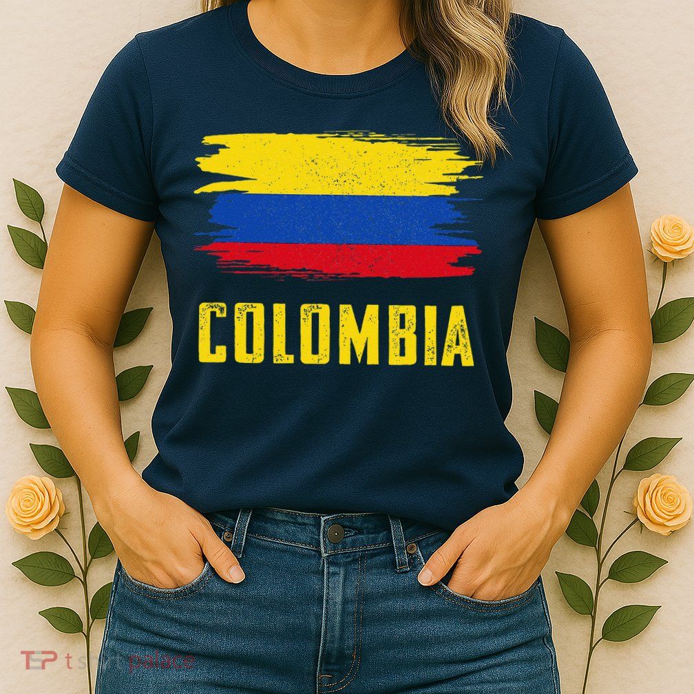 Colombia Columbian Flag Colombia Womens T-Shirt