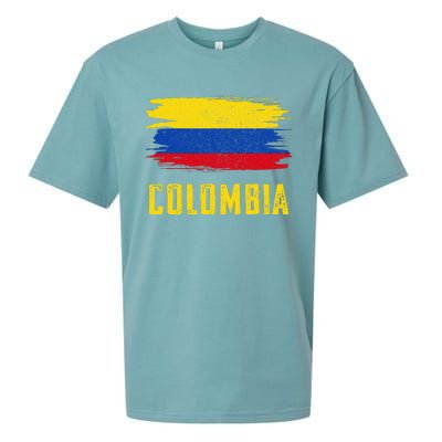 Colombia Columbian Flag Colombia Sueded Cloud Jersey T-Shirt