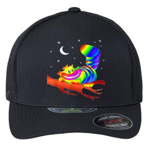 Cheshire Cat Face Grin Clothes Flexfit Unipanel Trucker Cap