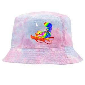 Cheshire Cat Face Grin Clothes Tie-Dyed Bucket Hat