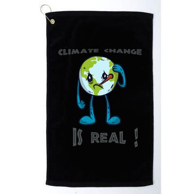 Climate Change For Conservationists Gift Platinum Collection Golf Towel