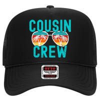 Cousin Crew Family Vacation Summer Vacation Beach Sunglasses High Crown Mesh Back Trucker Hat