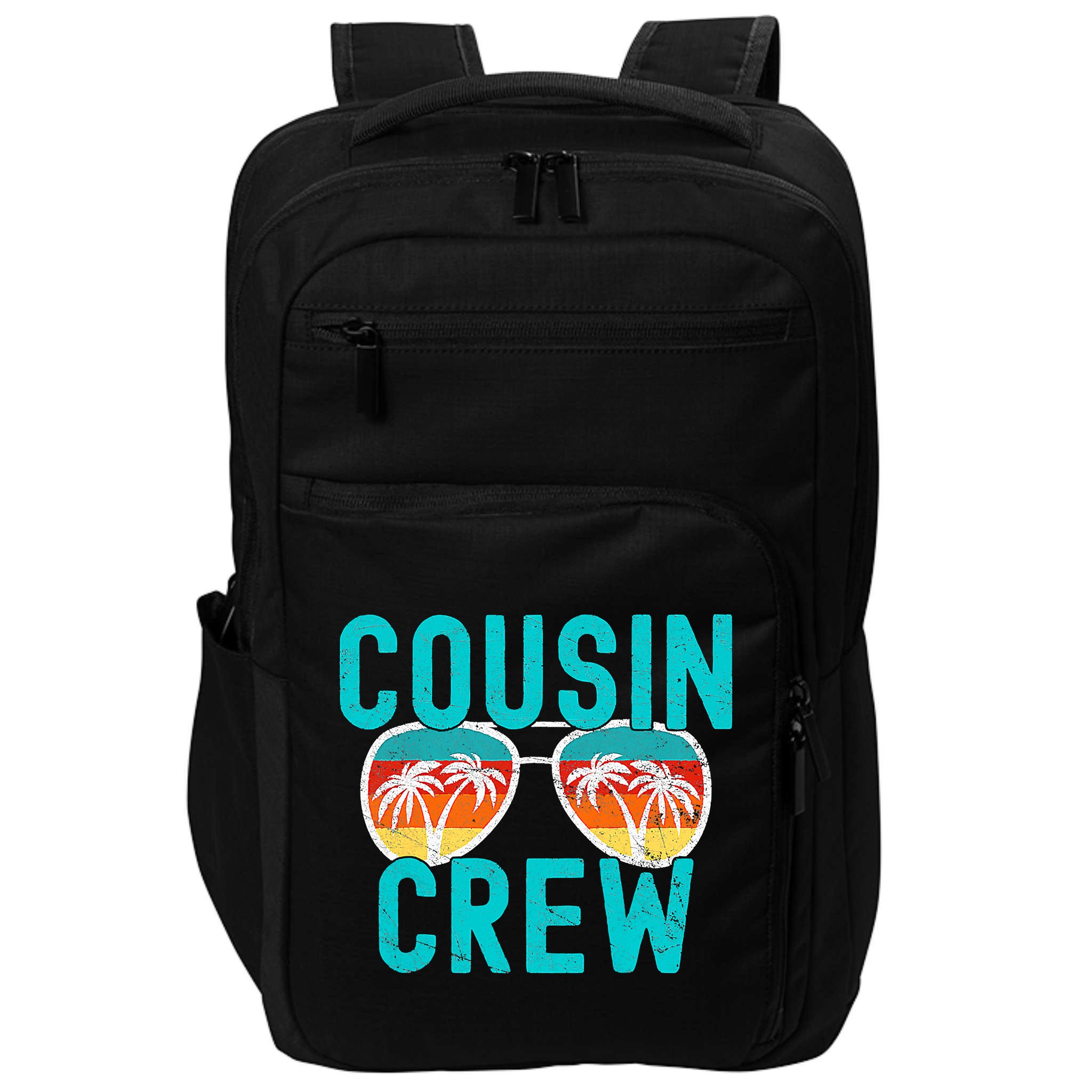 Cousin Crew Family Vacation Summer Vacation Beach Sunglasses Impact Tech Backpack