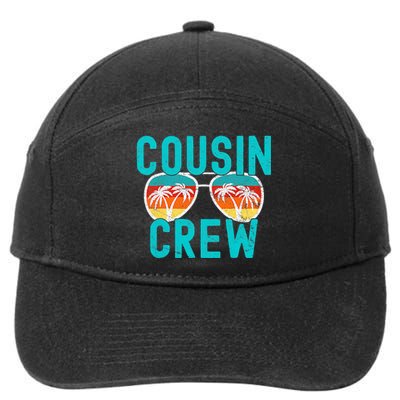 Cousin Crew Family Vacation Summer Vacation Beach Sunglasses 7-Panel Snapback Hat