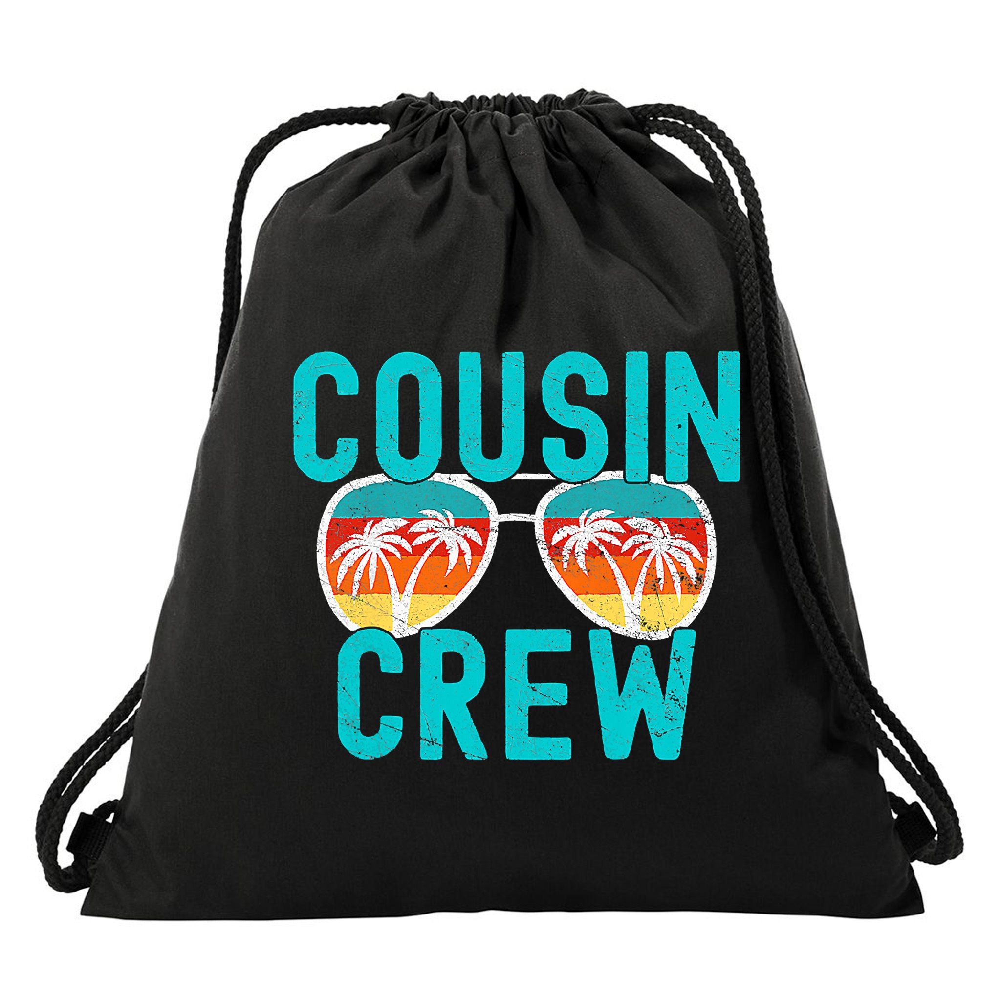 Cousin Crew Family Vacation Summer Vacation Beach Sunglasses Drawstring Bag