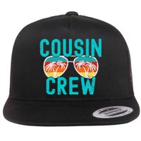 Cousin Crew Family Vacation Summer Vacation Beach Sunglasses Flat Bill Trucker Hat