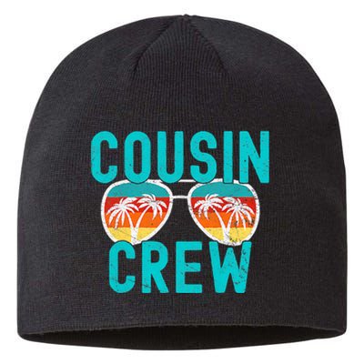 Cousin Crew Family Vacation Summer Vacation Beach Sunglasses Sustainable Beanie