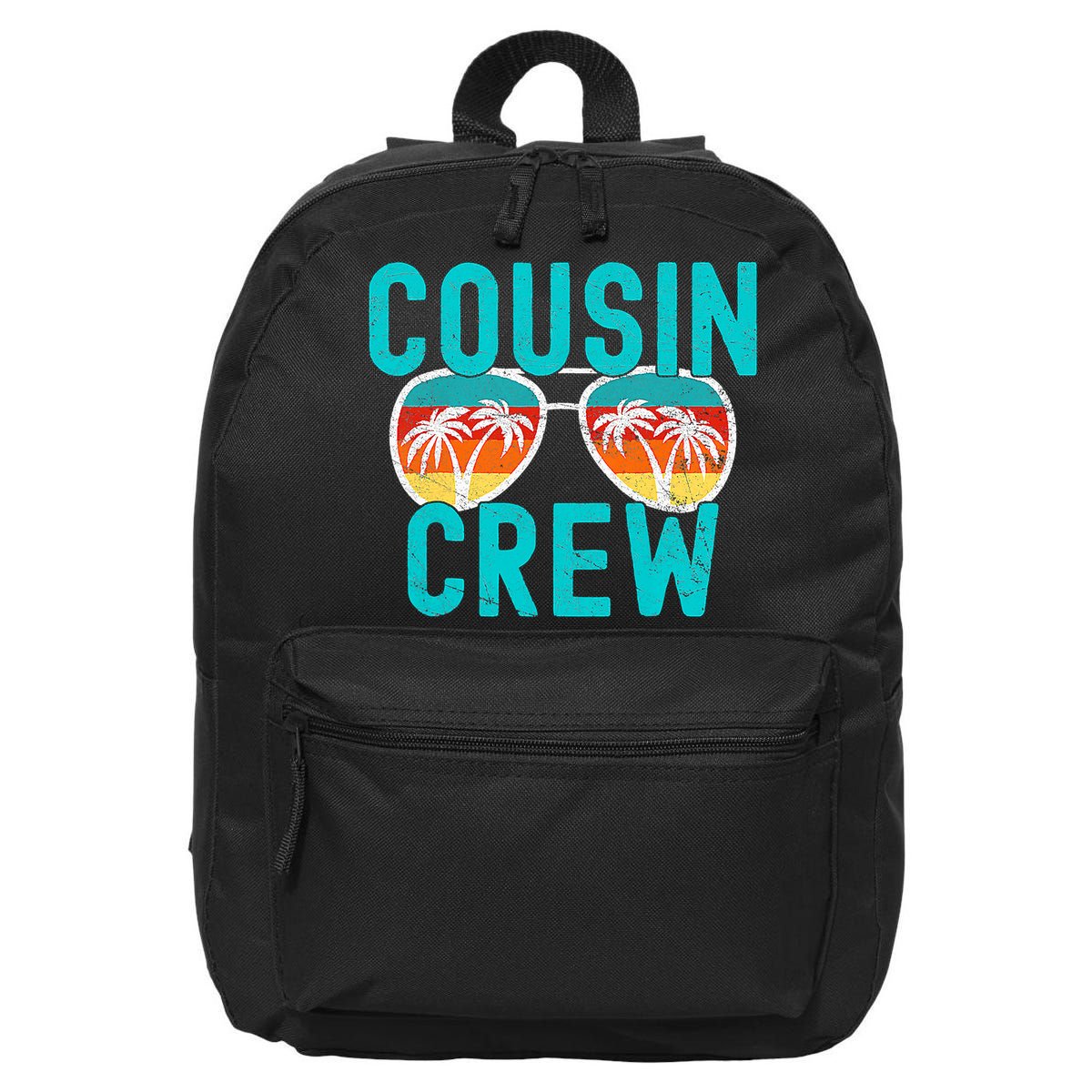 Cousin Crew Family Vacation Summer Vacation Beach Sunglasses 16 in Basic Backpack