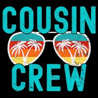 Cousin Crew Family Vacation Summer Vacation Beach Sunglasses 16 in Basic Backpack