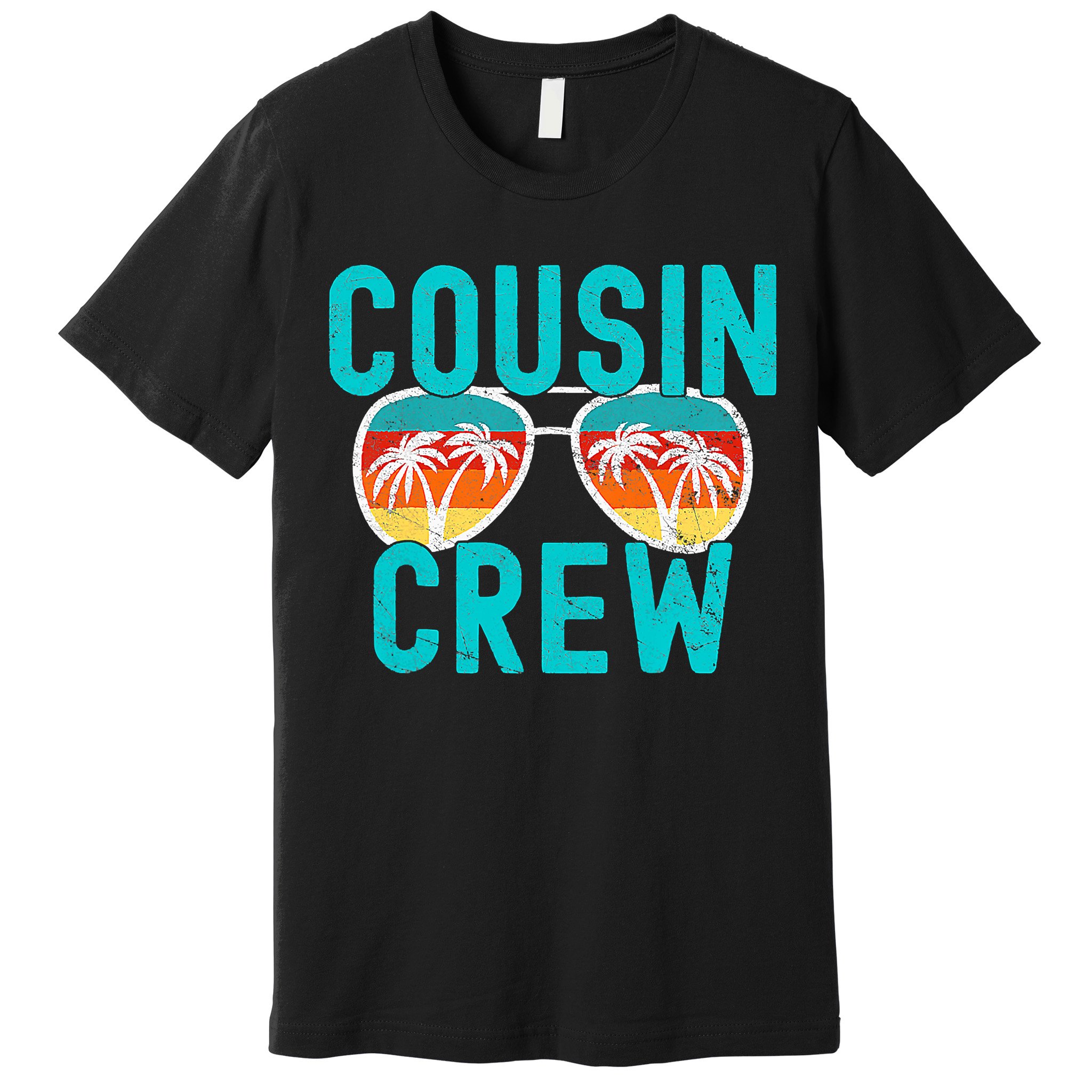 Cousin Crew Family Vacation Summer Vacation Beach Sunglasses Premium T-Shirt