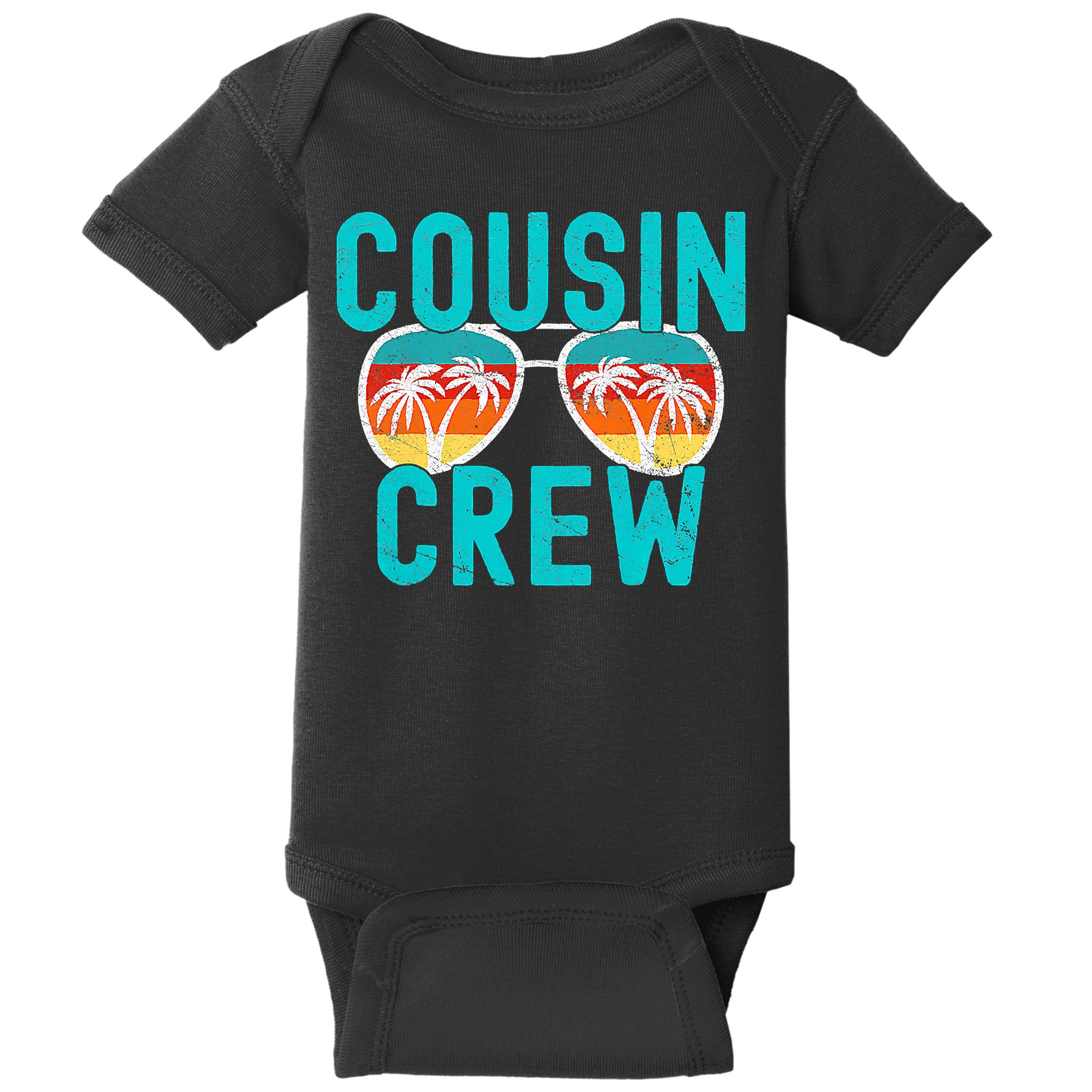 Cousin Crew Family Vacation Summer Vacation Beach Sunglasses Baby Bodysuit
