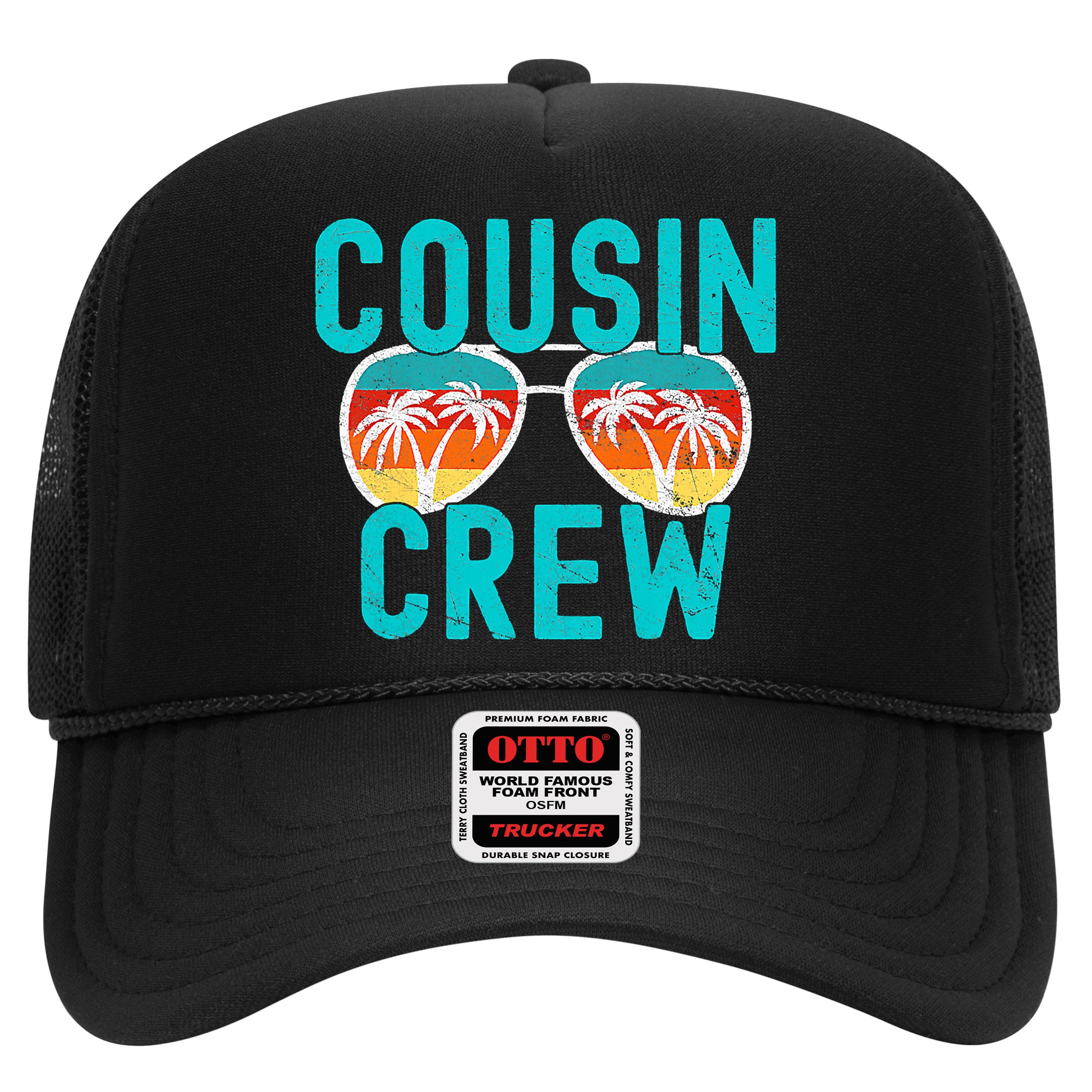 Cousin Crew Family Vacation Summer Vacation Beach Sunglasses Hat