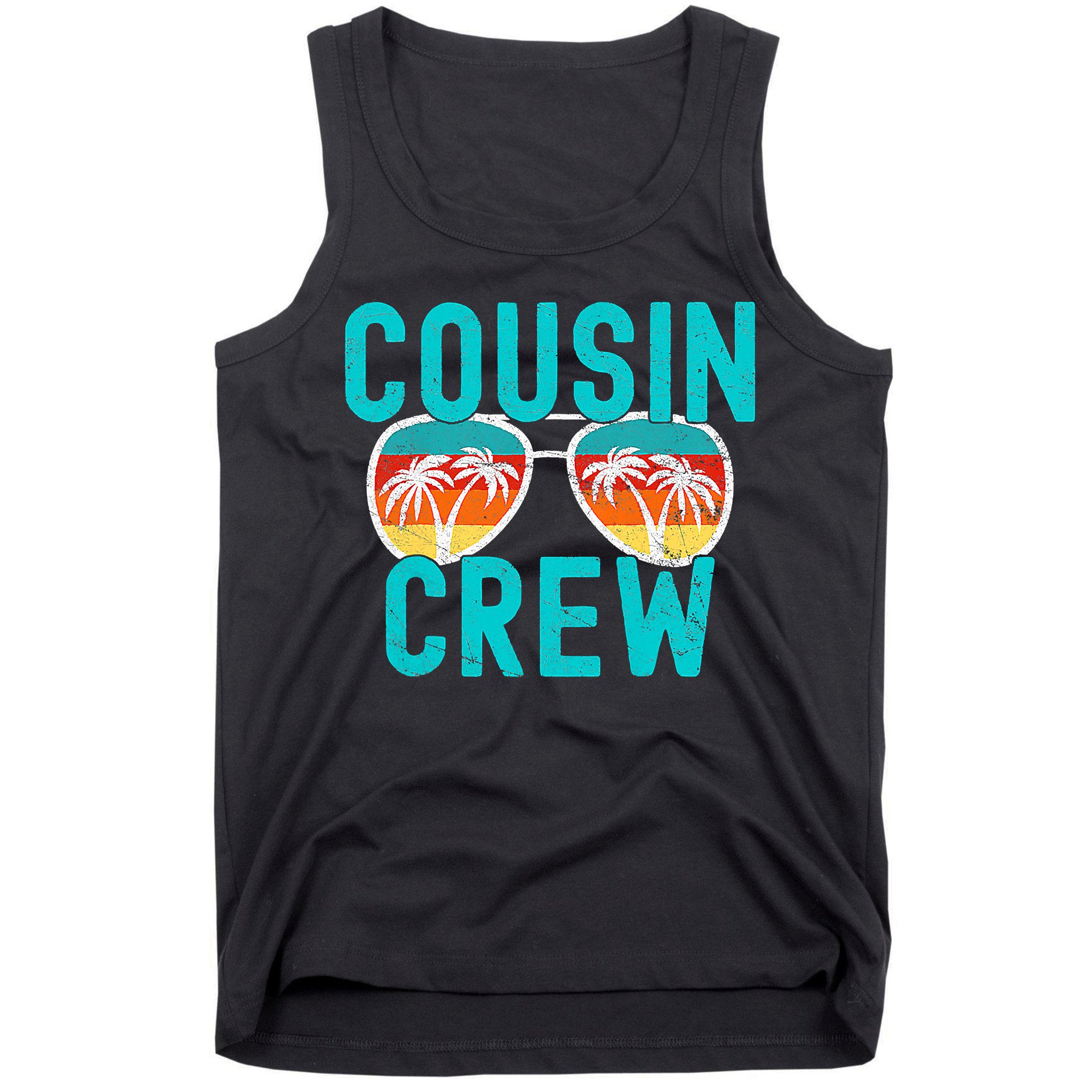 Cousin Crew Family Vacation Summer Vacation Beach Sunglasses Tank Top