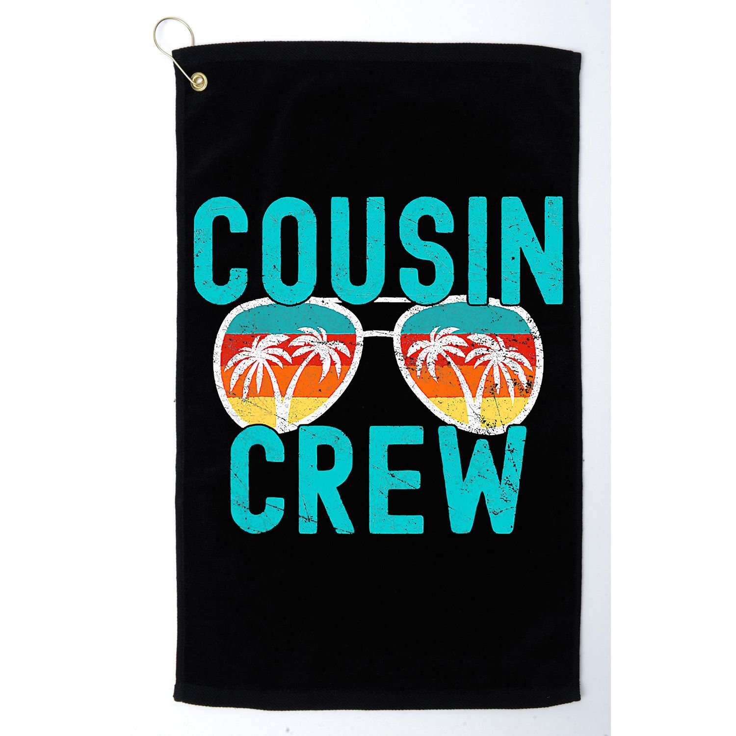 Cousin Crew Family Vacation Summer Vacation Beach Sunglasses Golf Towel