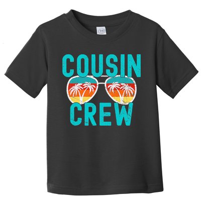 Cousin Crew Family Vacation Summer Vacation Beach Sunglasses Toddler T-Shirt