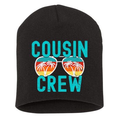 Cousin Crew Family Vacation Summer Vacation Beach Sunglasses Short Acrylic Beanie