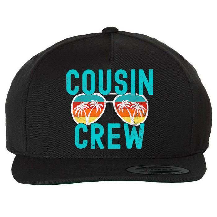 Cousin Crew Family Vacation Summer Vacation Beach Sunglasses Wool Snapback Cap