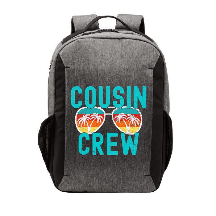 Cousin Crew Family Vacation Summer Vacation Beach Sunglasses Vector Backpack