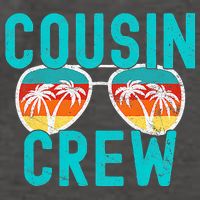 Cousin Crew Family Vacation Summer Vacation Beach Sunglasses Vector Backpack