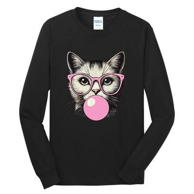 Cute Cat For Women Funny Cat Lovers Tall Long Sleeve T-Shirt