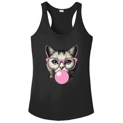 Cute Cat For Women Funny Cat Lovers Ladies PosiCharge Competitor Racerback Tank