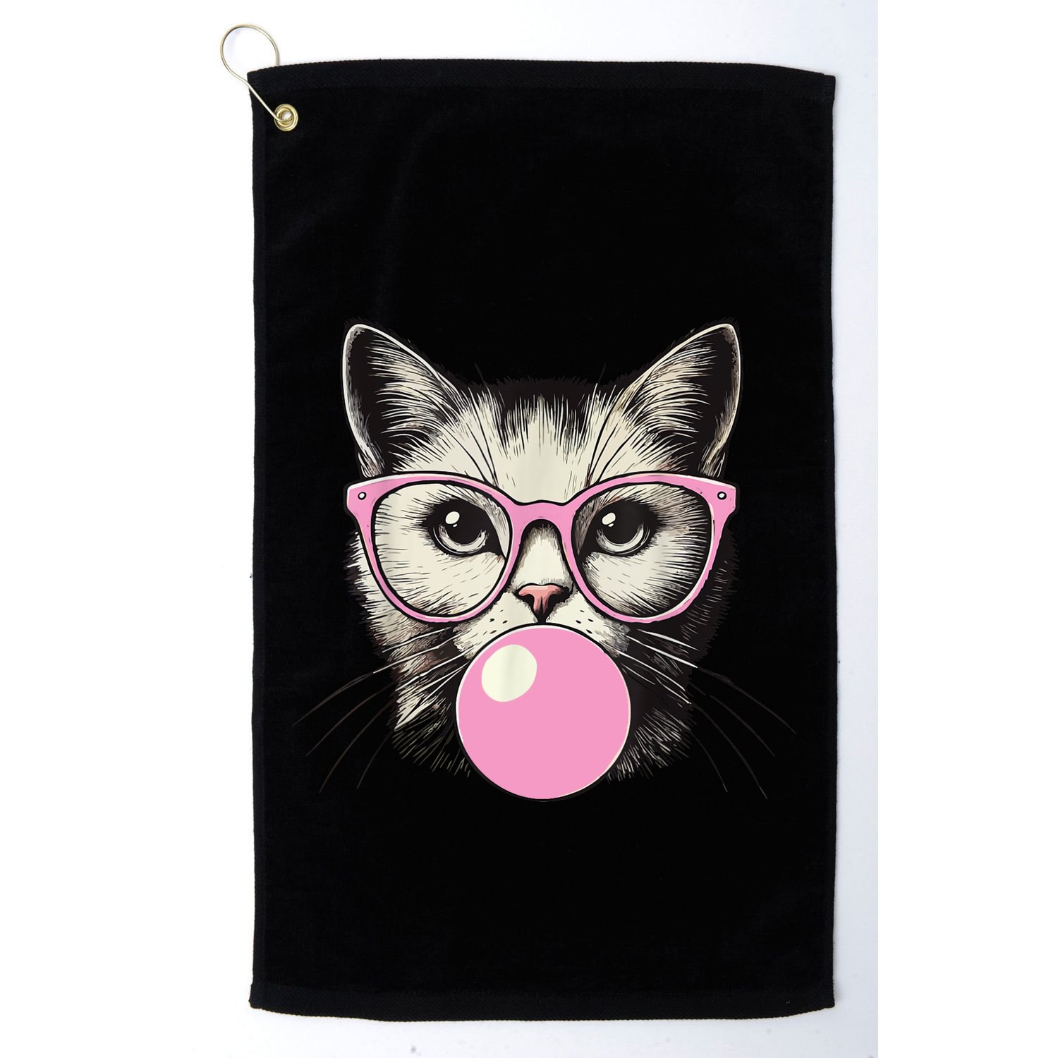 Cute Cat For Women Funny Cat Lovers Golf Towel