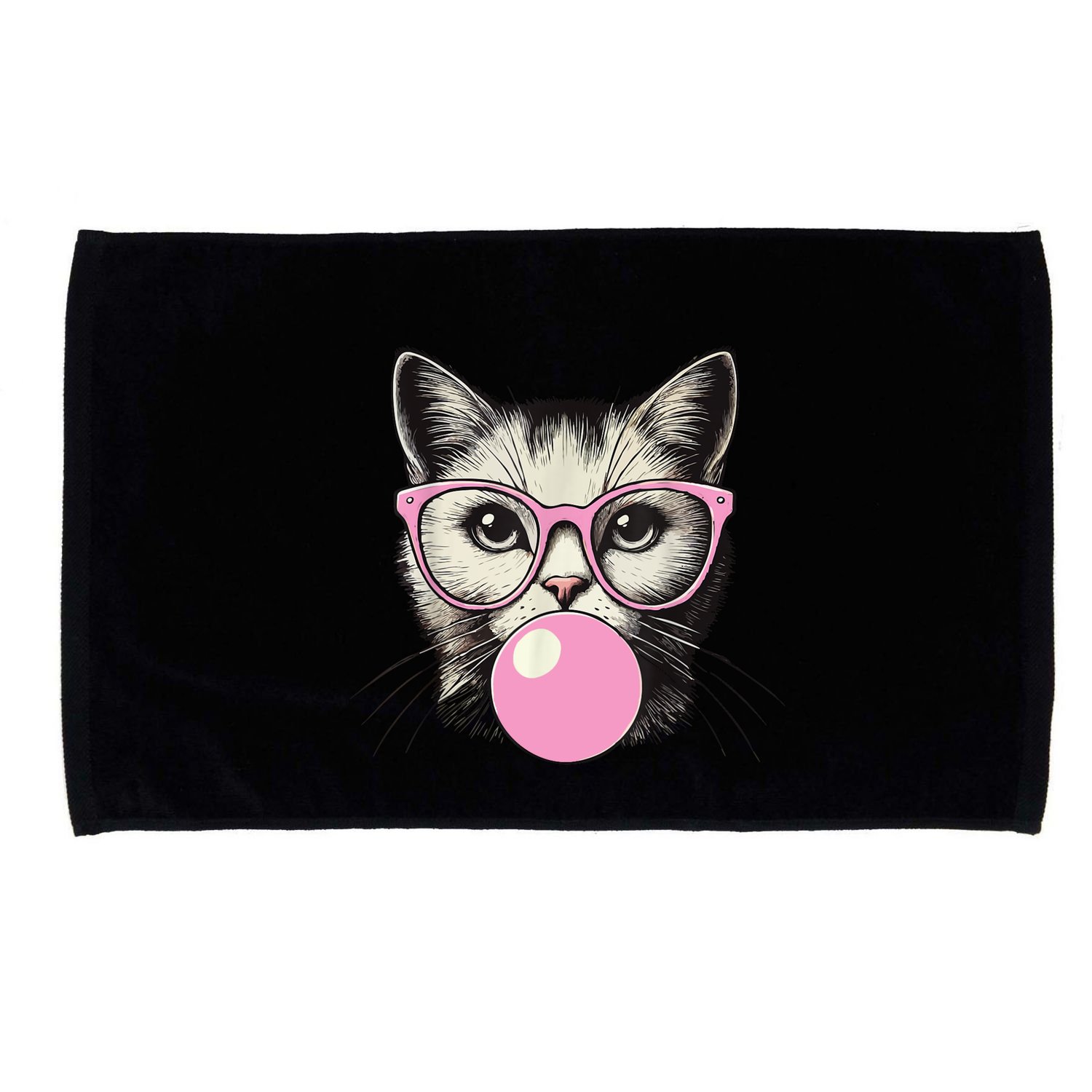 Cute Cat For Women Funny Cat Lovers Microfiber Hand Towel