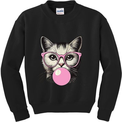 Cute Cat For Women Funny Cat Lovers Kids Sweatshirt