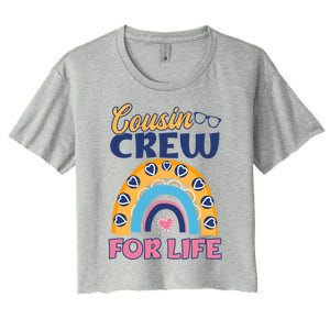 Cousin Crew For Life Design Cousin Crew Gift Women's Crop Top Tee