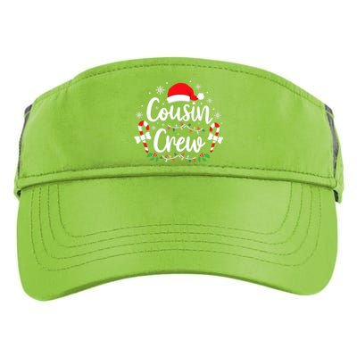 Cousin Crew Family Outfit Holiday Gift Funny Christmas Adult Drive Performance Visor