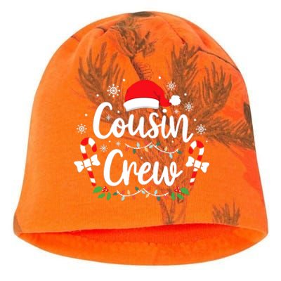 Cousin Crew Family Outfit Holiday Gift Funny Christmas Kati - Camo Knit Beanie