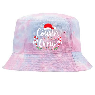 Cousin Crew Family Outfit Holiday Gift Funny Christmas Tie-Dyed Bucket Hat