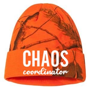 Chaos Coordinator Funny Gift Funny Sarcastic Mom Life Gift Kati Licensed 12" Camo Beanie