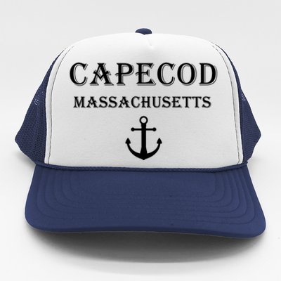 Cape Code Funny Gift Nautical Hooded Cool Gift Massachusetts Trucker Hat