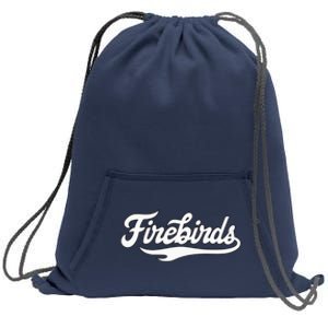 Carthage College Firebirds Classic Athletic Script Throwback Sweatshirt Cinch Pack Bag