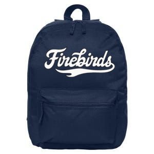 Carthage College Firebirds Classic Athletic Script Throwback 16 in Basic Backpack